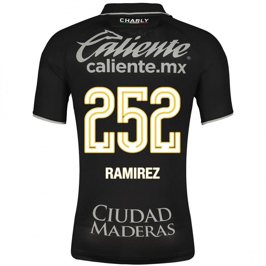 Hombre Camiseta Luis Ramírez #252 Negro 2ª Equipación 2023/24 La Camisa