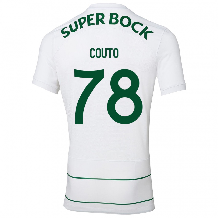 Hombre Camiseta Mauro Couto #78 Blanco 2ª Equipación 2023/24 La Camisa