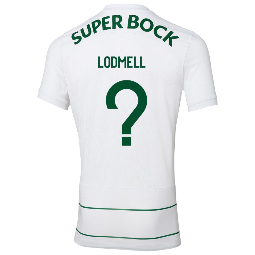 Hombre Camiseta William Lodmell #0 Blanco 2ª Equipación 2023/24 La Camisa