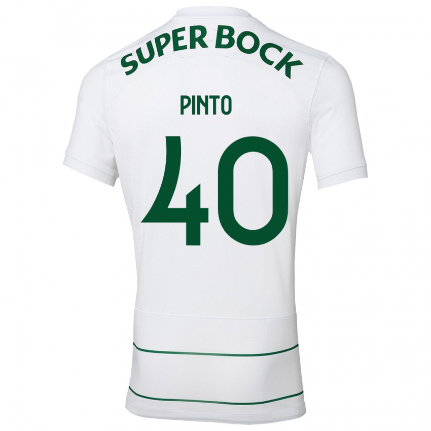 Hombre Camiseta Rita Pinto De Almeida #40 Blanco 2ª Equipación 2023/24 La Camisa
