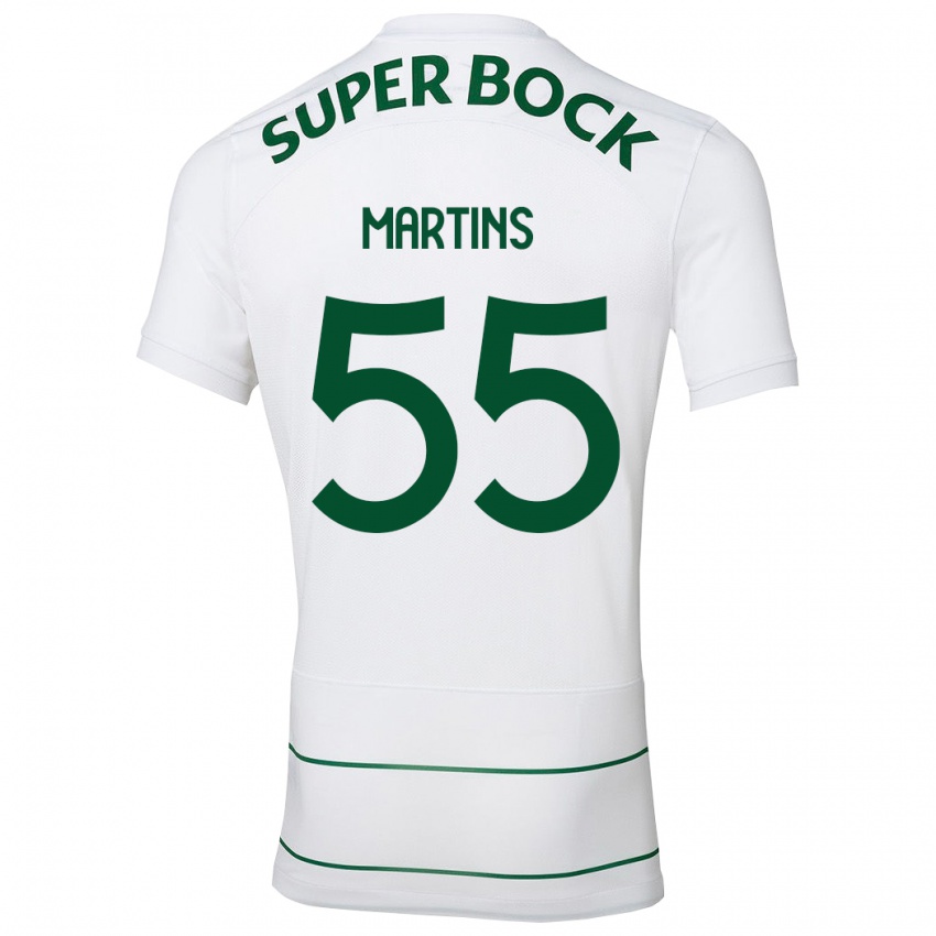 Hombre Camiseta Carolina Martins #55 Blanco 2ª Equipación 2023/24 La Camisa
