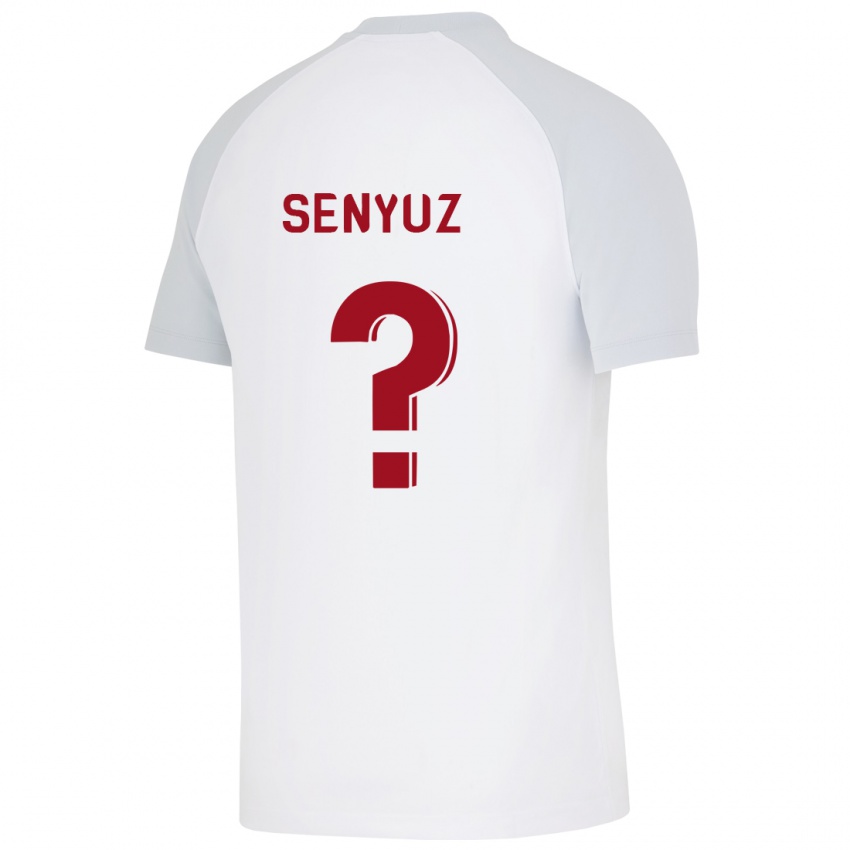 Hombre Camiseta Kerem Senyüz #0 Blanco 2ª Equipación 2023/24 La Camisa