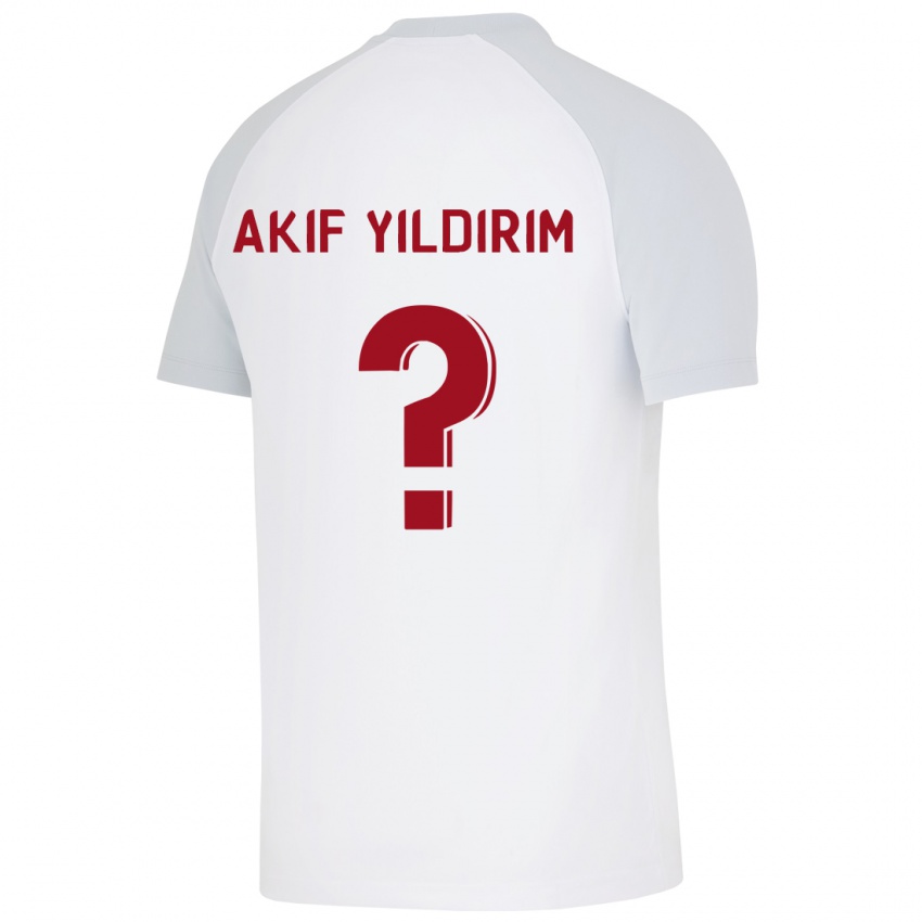 Hombre Camiseta Mehmet Akif Yıldırım #0 Blanco 2ª Equipación 2023/24 La Camisa