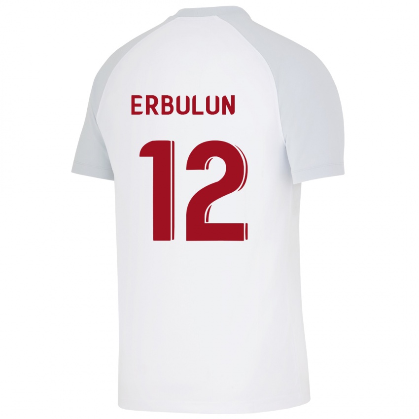 Hombre Camiseta Helin Erbulun #12 Blanco 2ª Equipación 2023/24 La Camisa