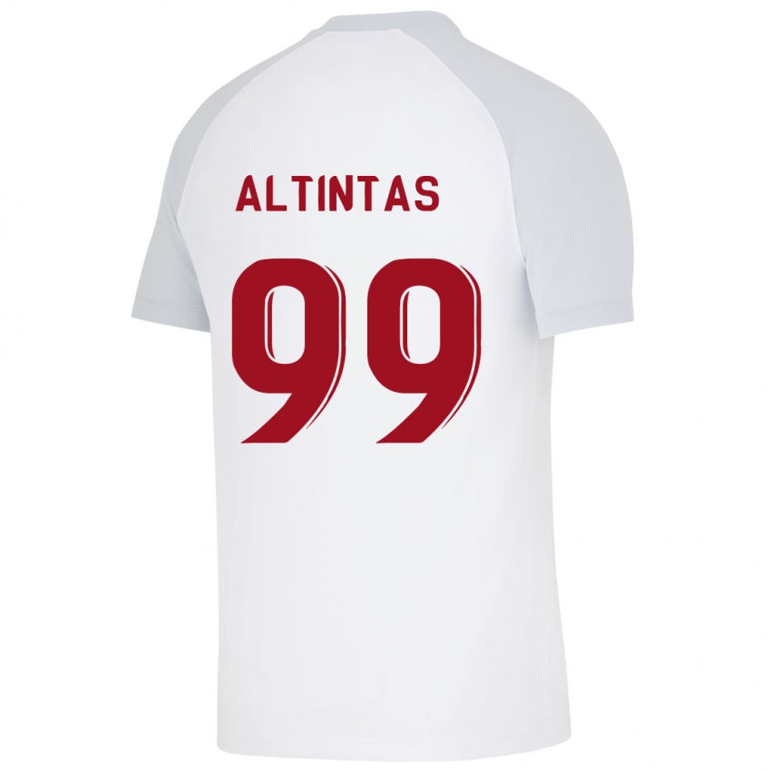 Hombre Camiseta Benan Altıntaş #99 Blanco 2ª Equipación 2023/24 La Camisa