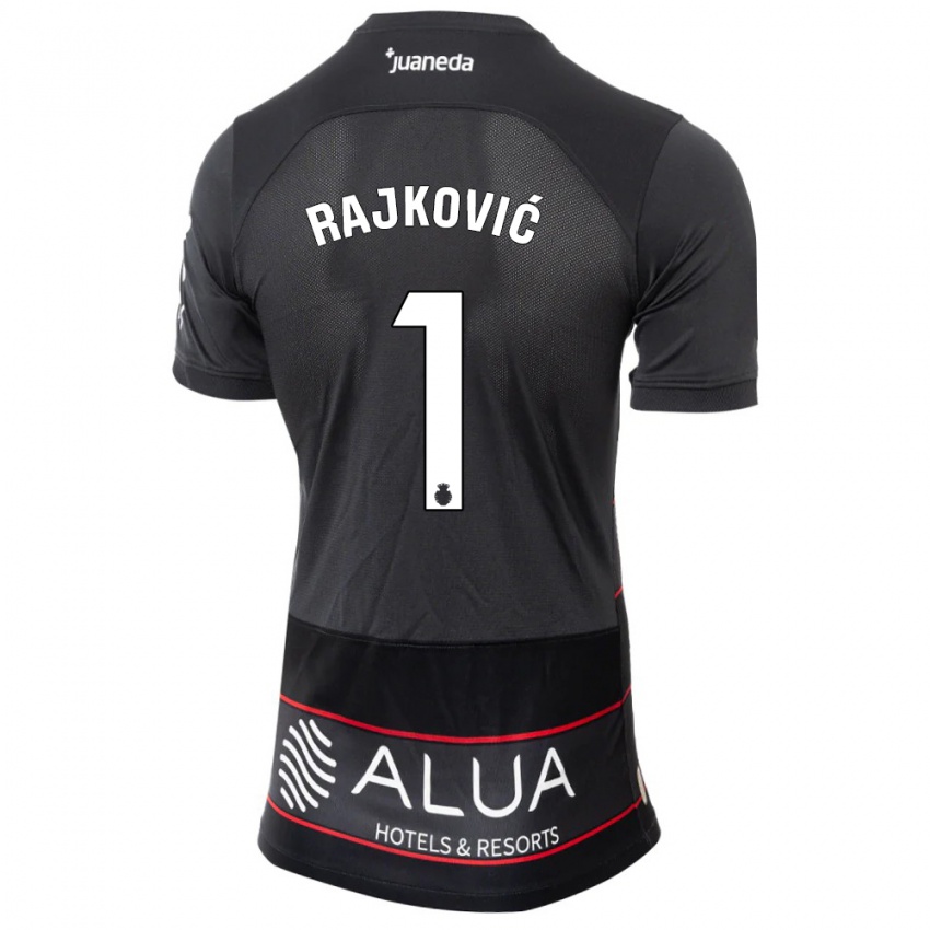 Hombre Camiseta Predrag Rajkovic #1 Negro 2ª Equipación 2023/24 La Camisa