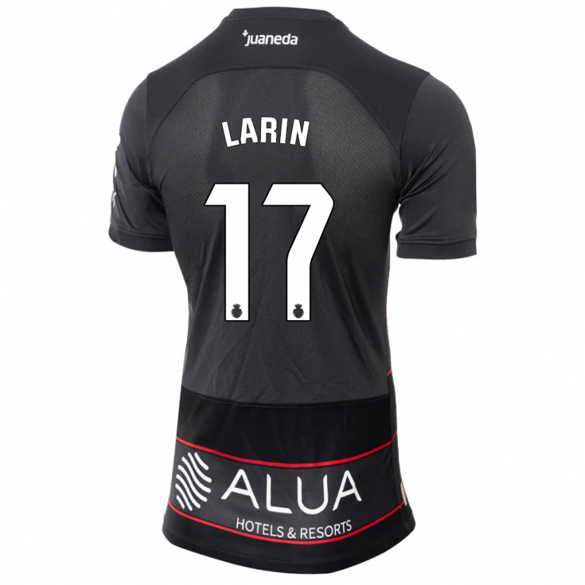 Hombre Camiseta Cyle Larin #17 Negro 2ª Equipación 2023/24 La Camisa