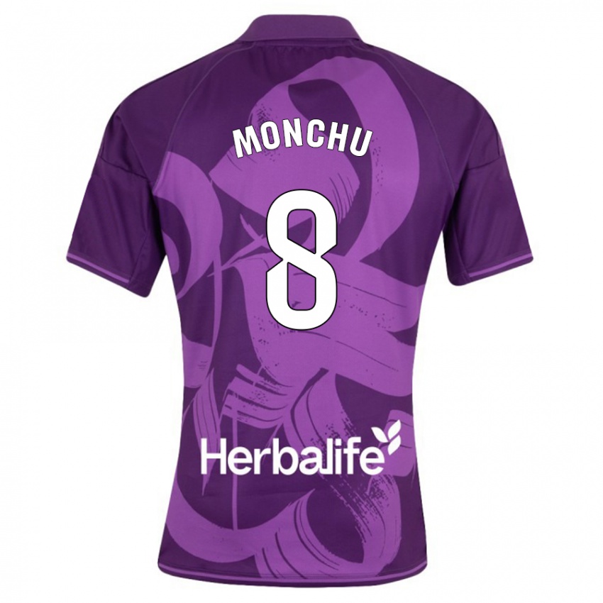 Hombre Camiseta Monchu #8 Violeta 2ª Equipación 2023/24 La Camisa