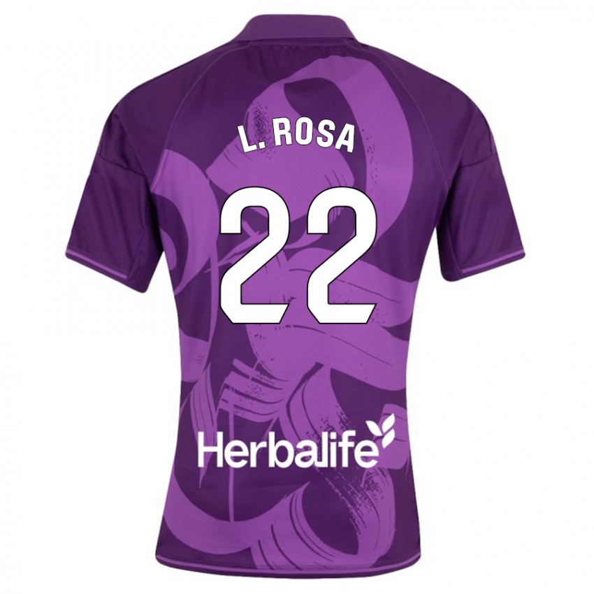 Hombre Camiseta Lucas Rosa #22 Violeta 2ª Equipación 2023/24 La Camisa