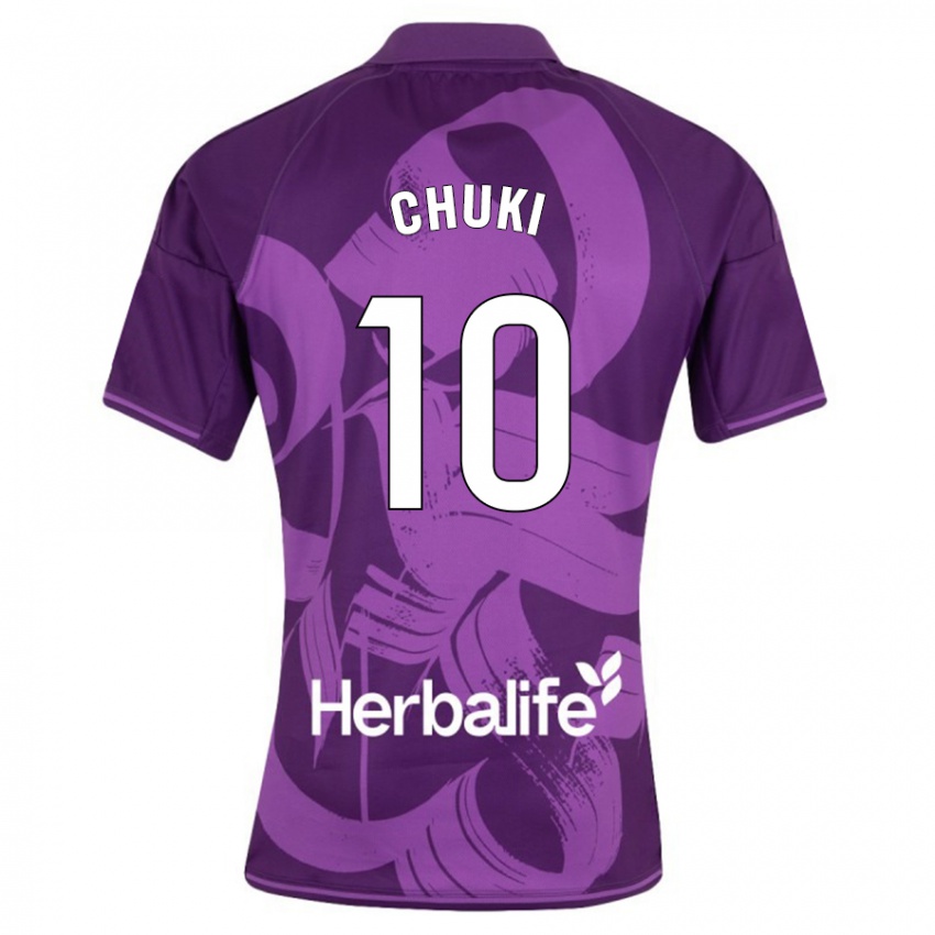 Hombre Camiseta Chuki #10 Violeta 2ª Equipación 2023/24 La Camisa