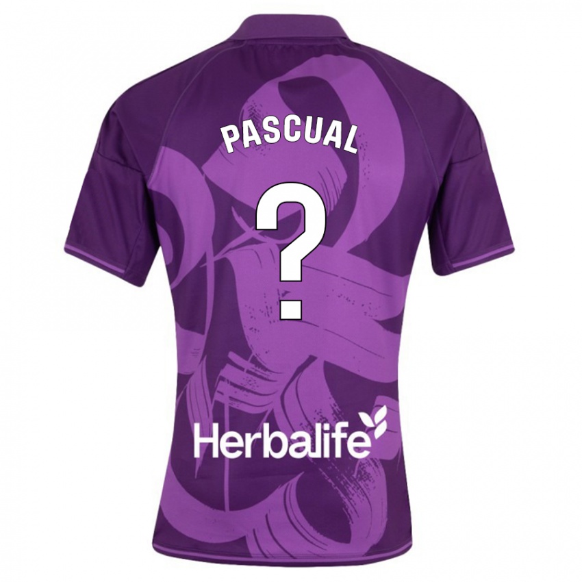 Hombre Camiseta Adrián Pascual #0 Violeta 2ª Equipación 2023/24 La Camisa