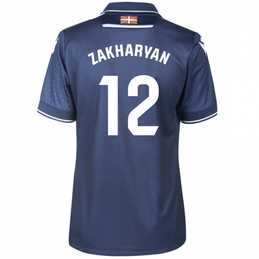 Hombre Camiseta Arsen Zakharyan #12 Armada 2ª Equipación 2023/24 La Camisa