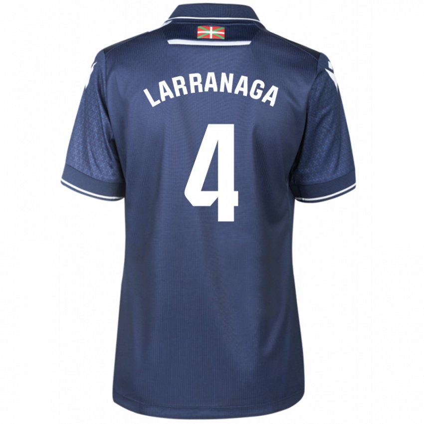 Hombre Camiseta Aitor Larrañaga #4 Armada 2ª Equipación 2023/24 La Camisa