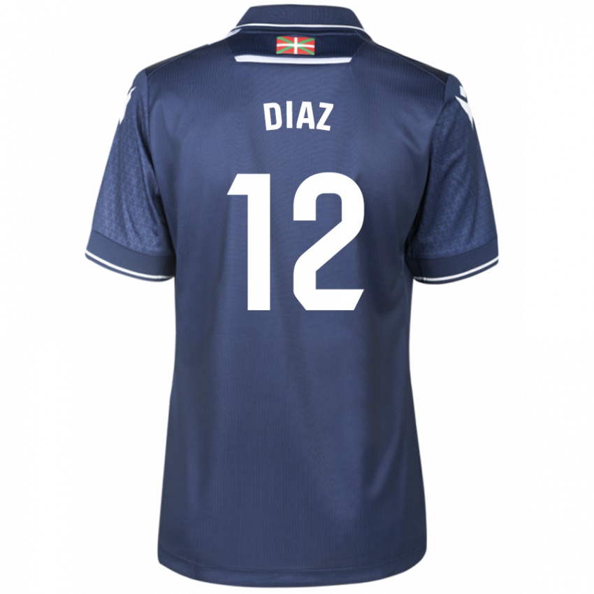 Hombre Camiseta Ekain Díaz #12 Armada 2ª Equipación 2023/24 La Camisa