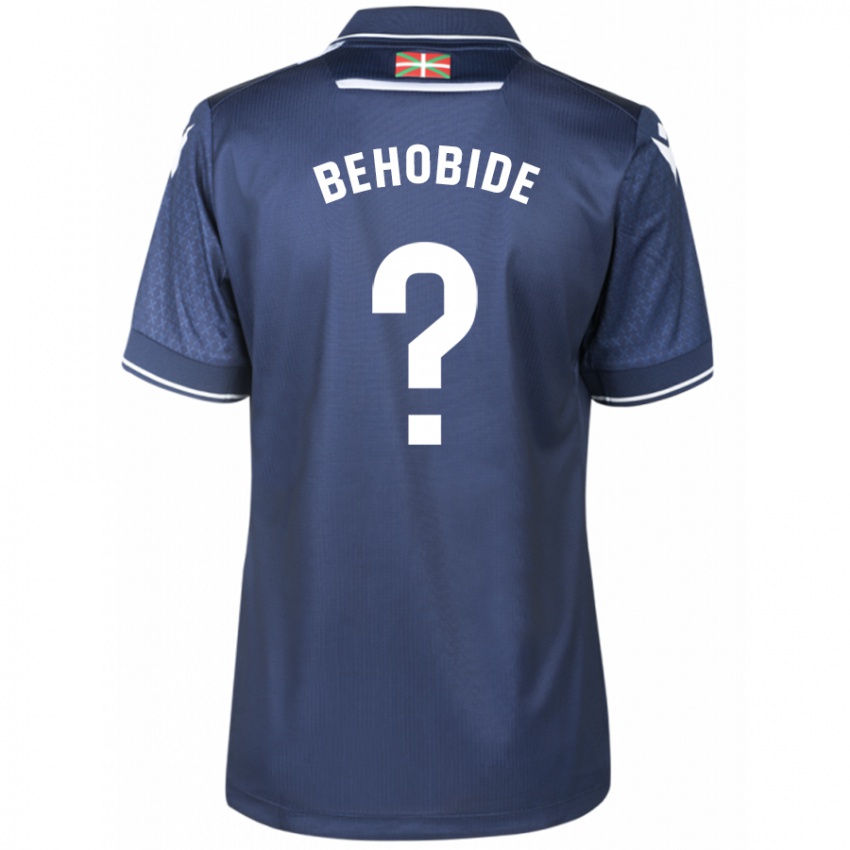 Hombre Camiseta Eneko Behobide #0 Armada 2ª Equipación 2023/24 La Camisa