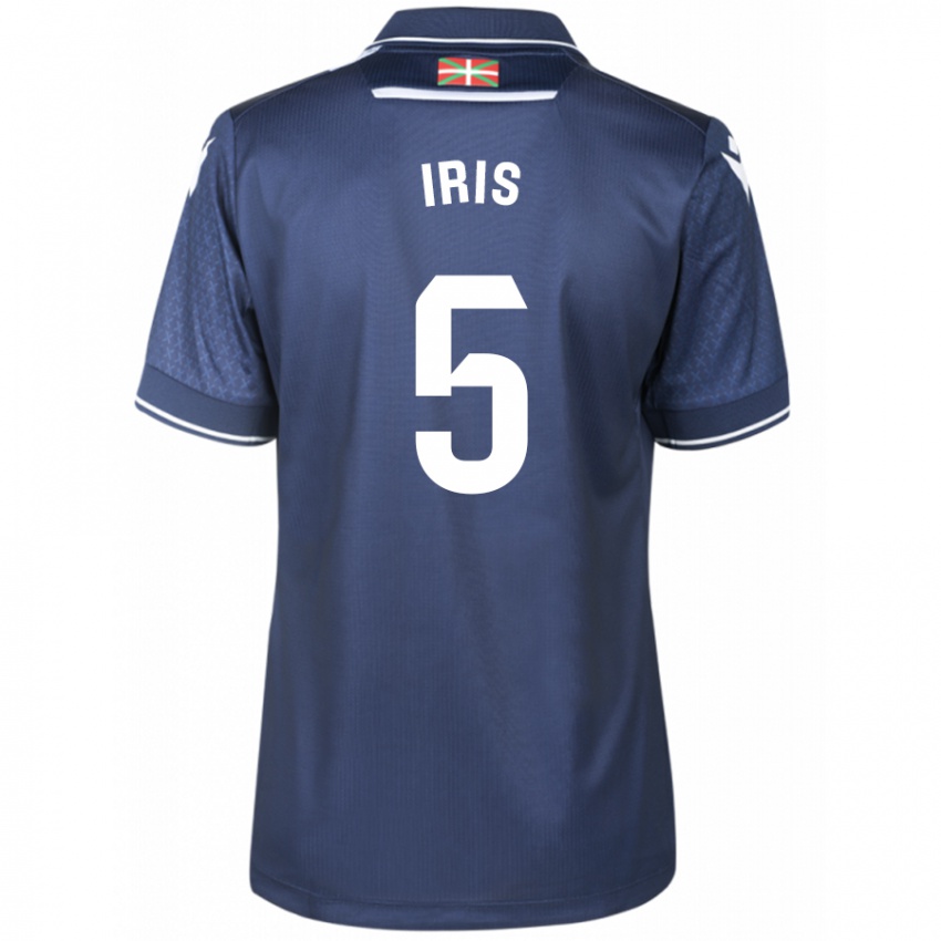 Hombre Camiseta Iris Arnaiz Gil #5 Armada 2ª Equipación 2023/24 La Camisa