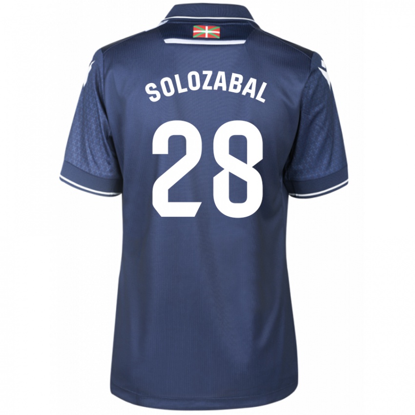 Hombre Camiseta Malen Solozabal Ibarra #28 Armada 2ª Equipación 2023/24 La Camisa