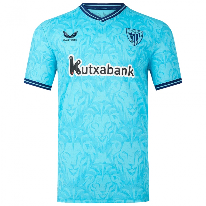 Hombre Camiseta Amaia Iribarren Arteta #30 Cielo Azul 2ª Equipación 2023/24 La Camisa