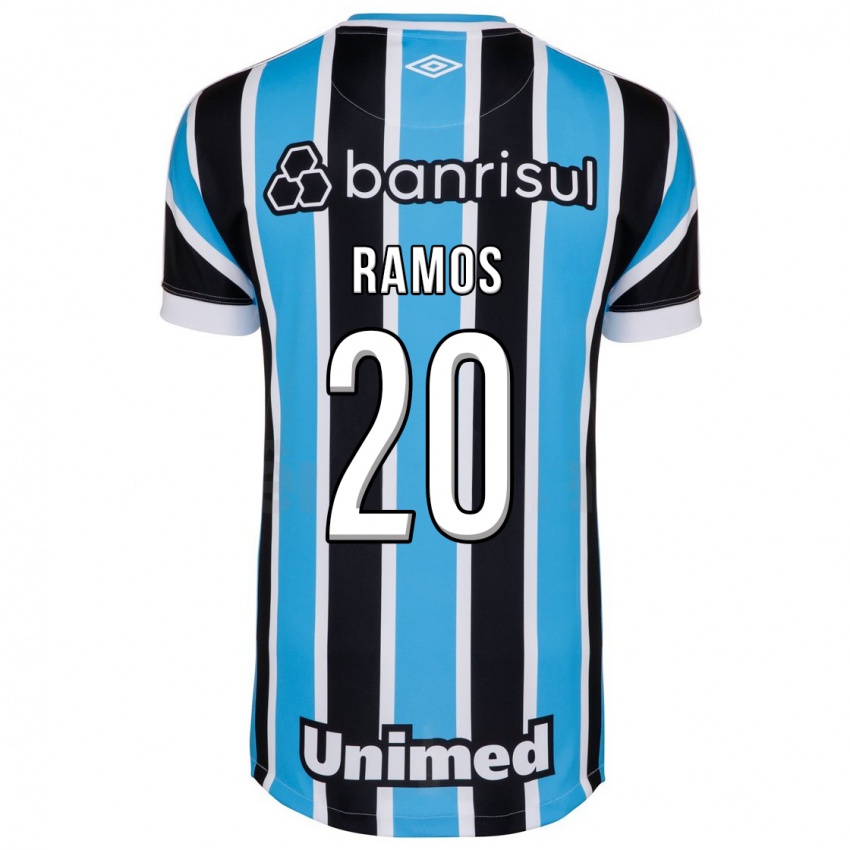 Mujer Camiseta Mónica Ramos #20 Azul 1ª Equipación 2023/24 La Camisa
