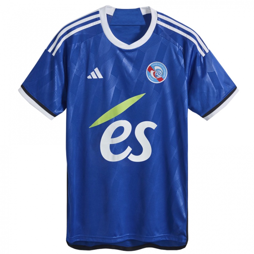 Mujer Camiseta Alexandre Pierre #30 Azul 1ª Equipación 2023/24 La Camisa