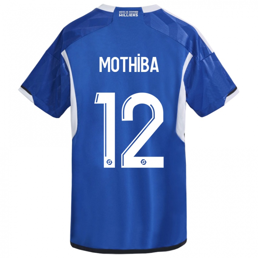 Mujer Camiseta Lebo Mothiba #12 Azul 1ª Equipación 2023/24 La Camisa