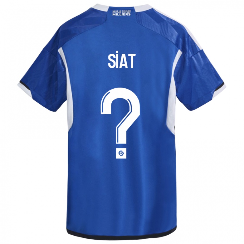 Mujer Camiseta Victor Siat #0 Azul 1ª Equipación 2023/24 La Camisa