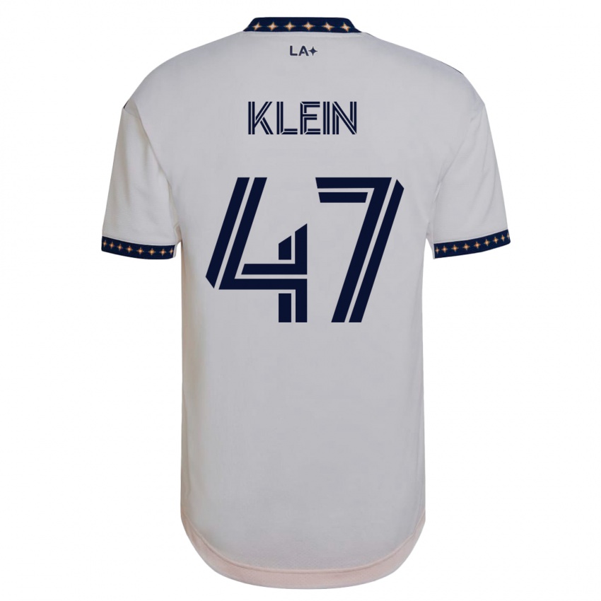 Mujer Camiseta Carson Klein #47 Blanco 1ª Equipación 2023/24 La Camisa