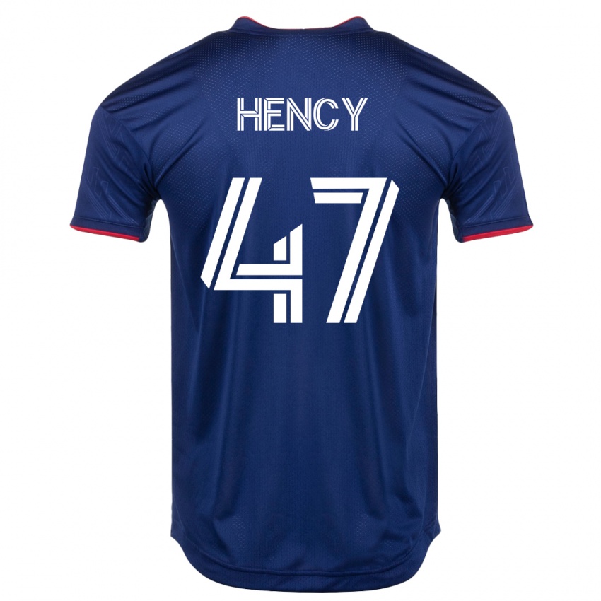 Mujer Camiseta Billy Hency #47 Armada 1ª Equipación 2023/24 La Camisa