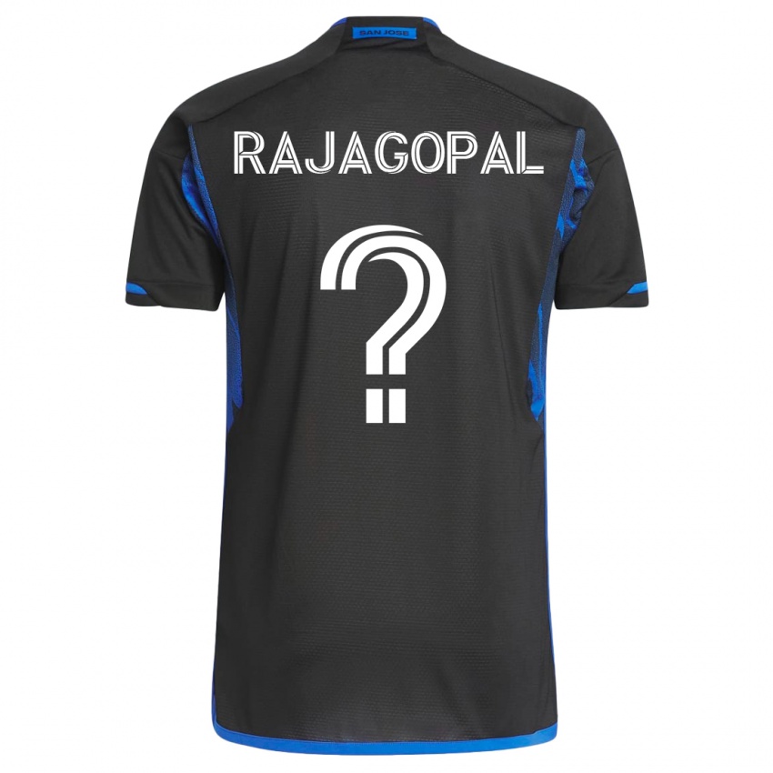 Mujer Camiseta Rohan Rajagopal #0 Azul Negro 1ª Equipación 2023/24 La Camisa
