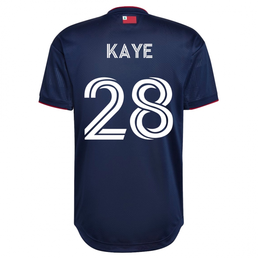 Mujer Camiseta Mark-Anthony Kaye #28 Armada 1ª Equipación 2023/24 La Camisa