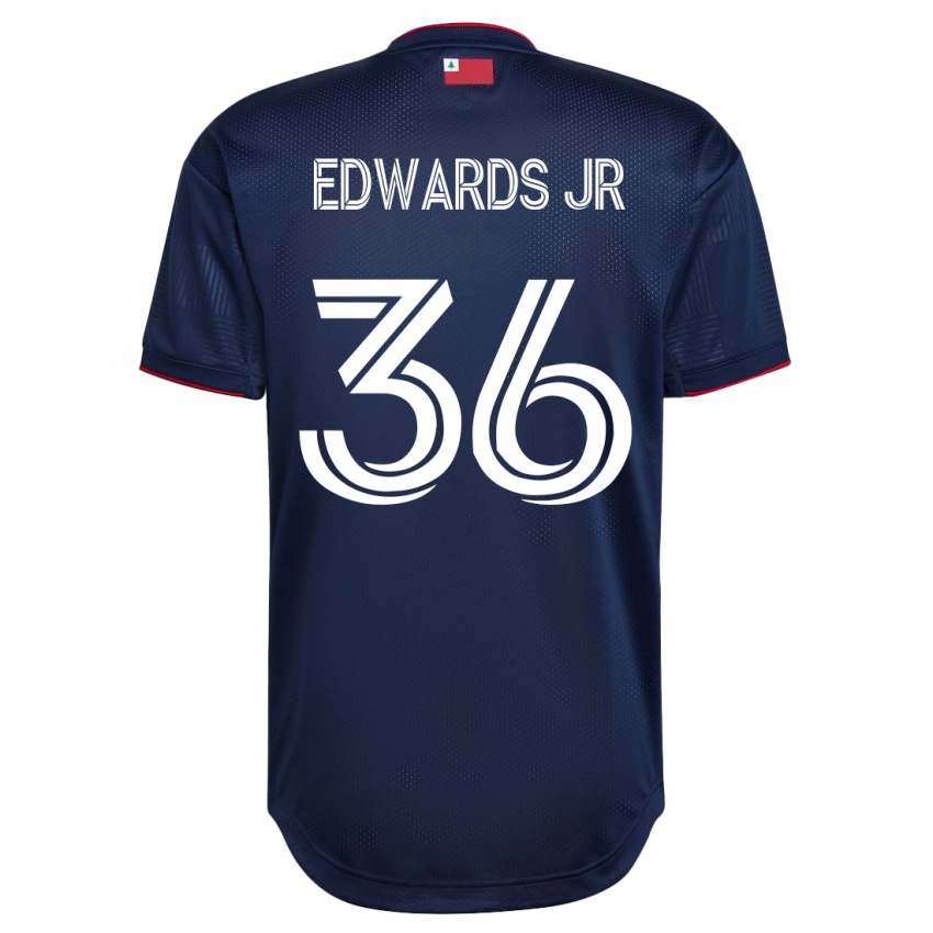 Mujer Camiseta Earl Edwards Jr. #36 Armada 1ª Equipación 2023/24 La Camisa