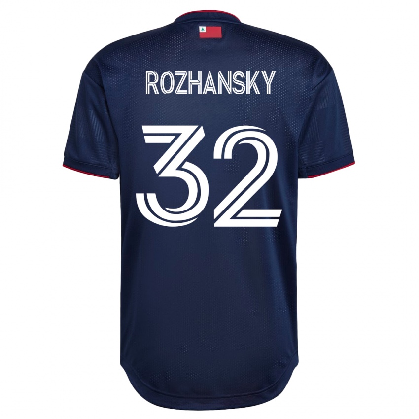 Mujer Camiseta Jake Rozhansky #32 Armada 1ª Equipación 2023/24 La Camisa