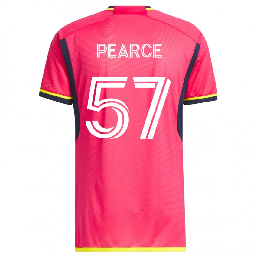 Mujer Camiseta Tyson Pearce #57 Rosa 1ª Equipación 2023/24 La Camisa