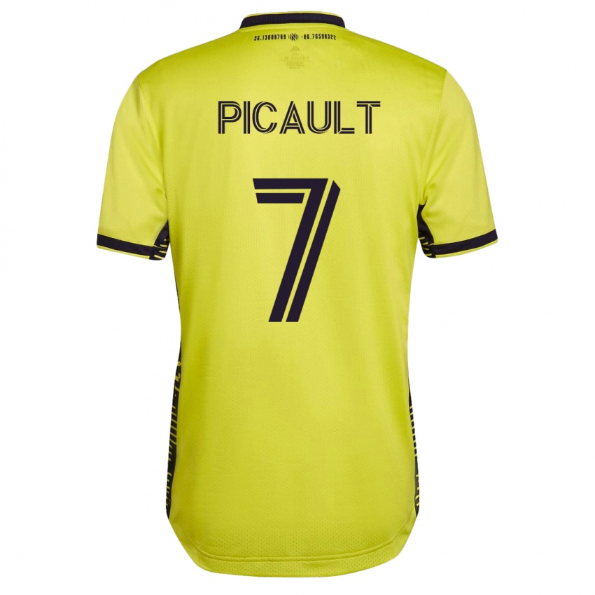 Mujer Camiseta Fafà Picault #7 Amarillo 1ª Equipación 2023/24 La Camisa