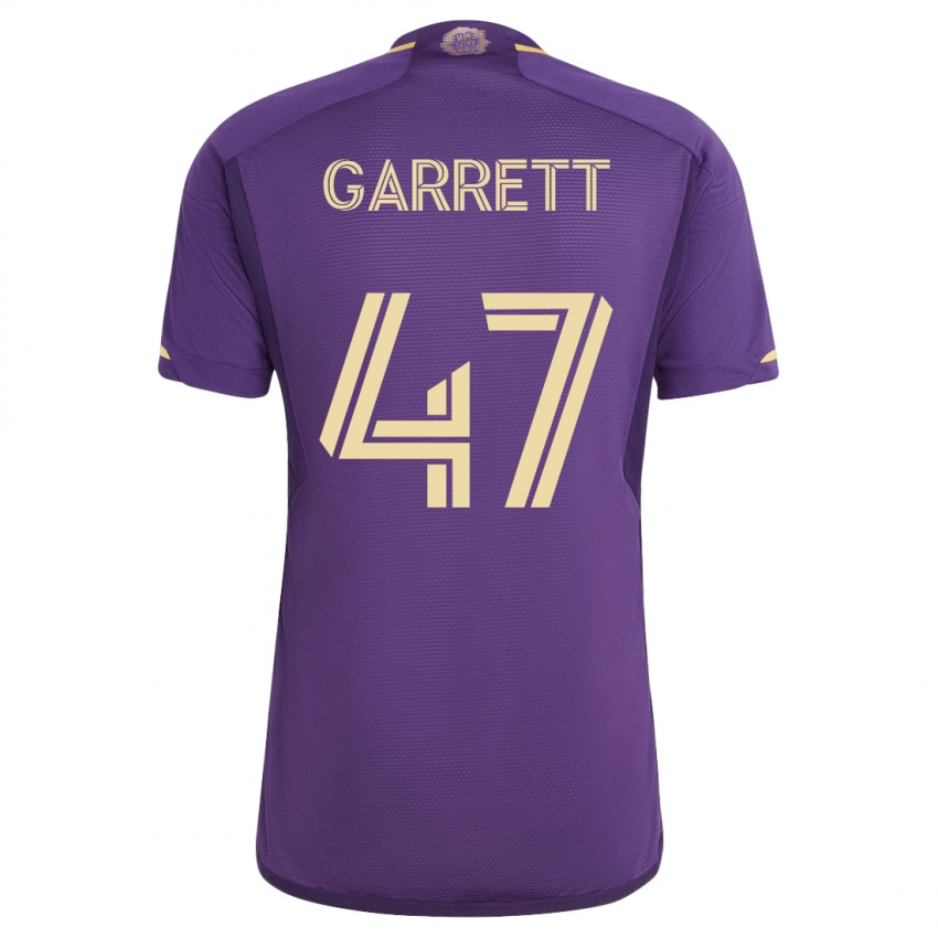 Mujer Camiseta Ian Garrett #47 Violeta 1ª Equipación 2023/24 La Camisa
