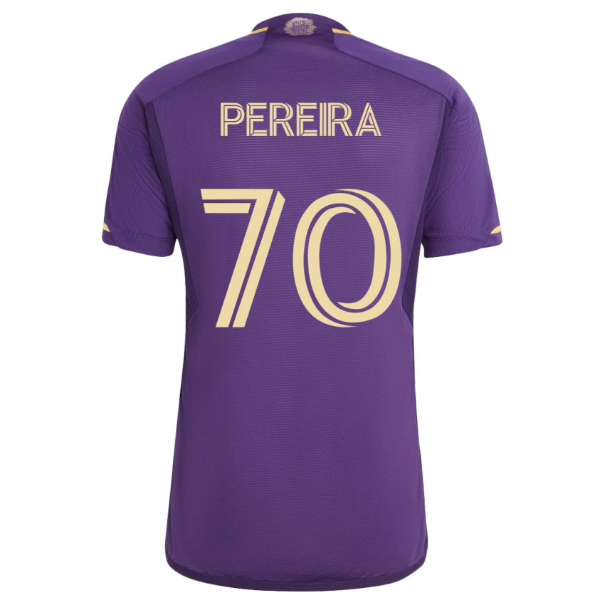 Mujer Camiseta Dominic Pereira #70 Violeta 1ª Equipación 2023/24 La Camisa