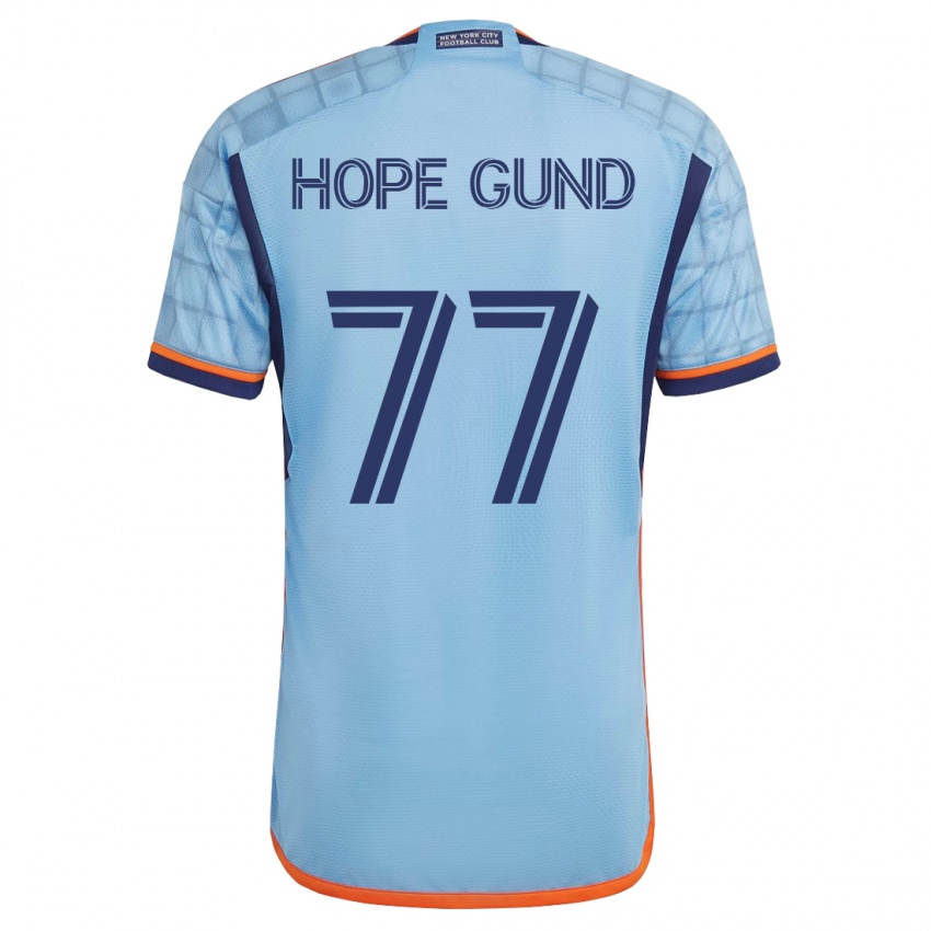 Mujer Camiseta Rio Hope-Gund #77 Azul 1ª Equipación 2023/24 La Camisa