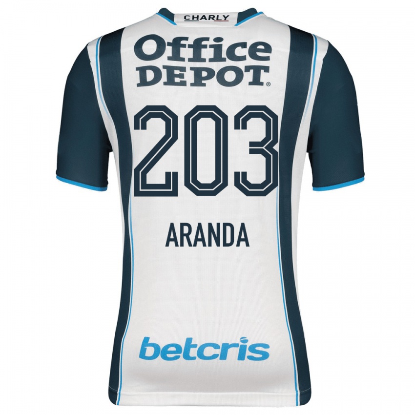 Mujer Camiseta Juan Aranda #203 Armada 1ª Equipación 2023/24 La Camisa