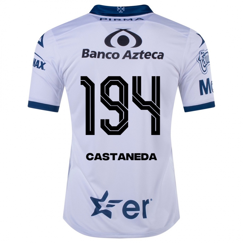 Mujer Camiseta Christian Castañeda #194 Blanco 1ª Equipación 2023/24 La Camisa