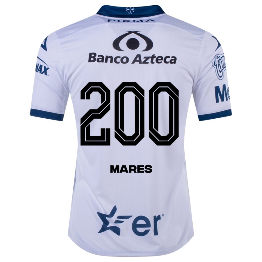 Mujer Camiseta Cristian Mares #200 Blanco 1ª Equipación 2023/24 La Camisa