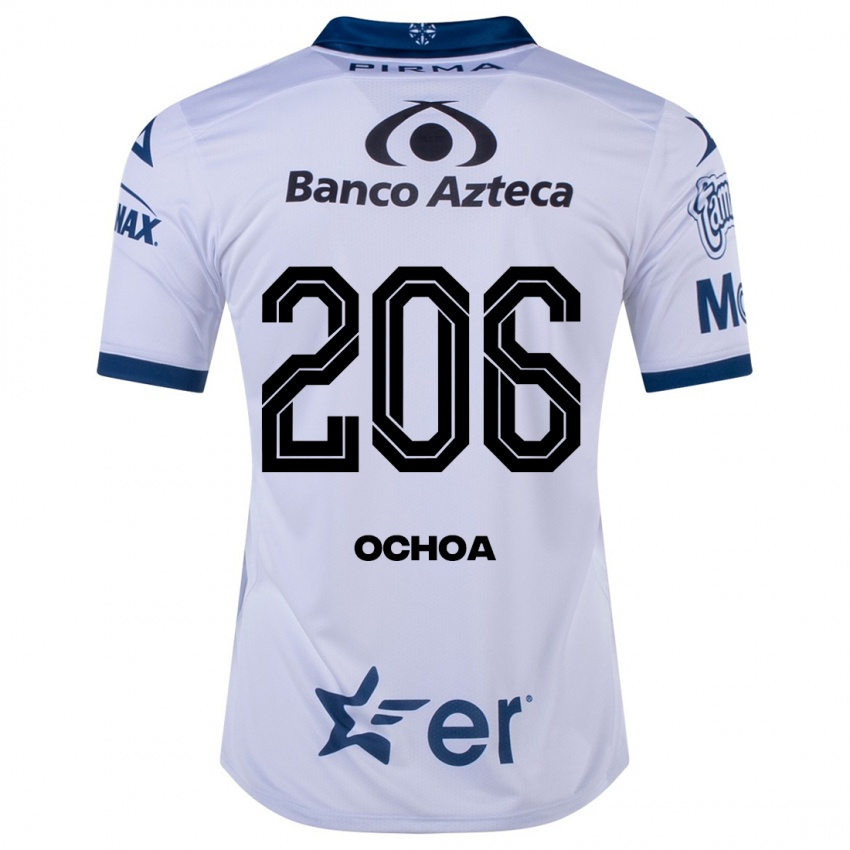 Mujer Camiseta Barúc Ochoa #206 Blanco 1ª Equipación 2023/24 La Camisa