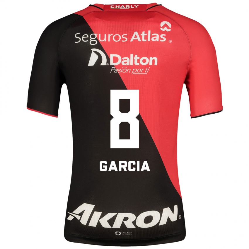 Mujer Camiseta Mateo García #8 Negro 1ª Equipación 2023/24 La Camisa