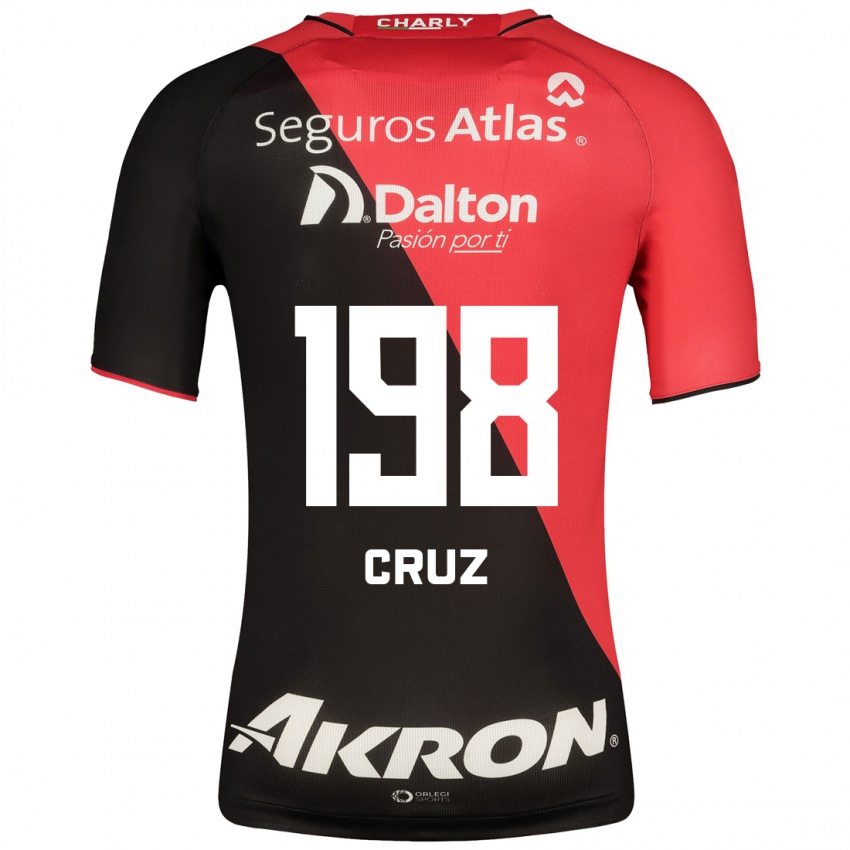 Mujer Camiseta Carlos Cruz #198 Negro 1ª Equipación 2023/24 La Camisa