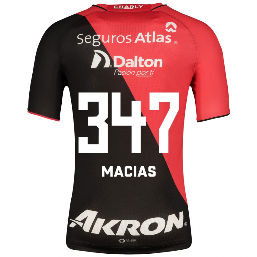 Mujer Camiseta Ángel Macías #347 Negro 1ª Equipación 2023/24 La Camisa