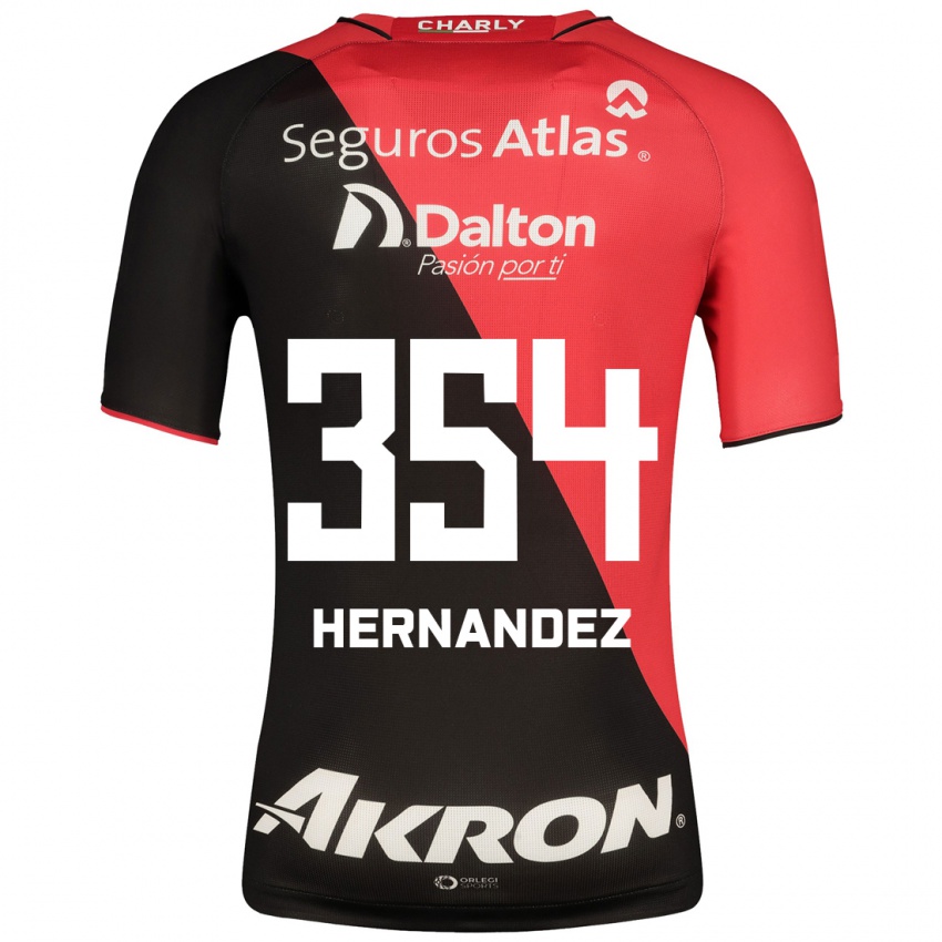 Mujer Camiseta Daniel Hernández #354 Negro 1ª Equipación 2023/24 La Camisa