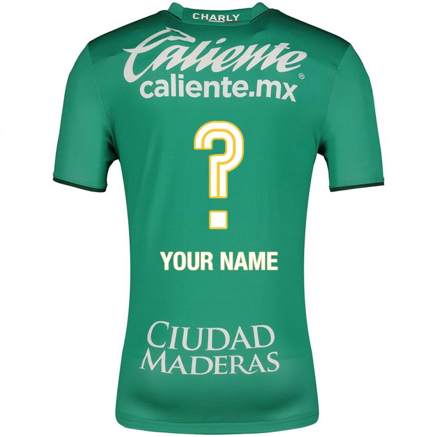 Mujer Camiseta Su Nombre #0 Verde 1ª Equipación 2023/24 La Camisa
