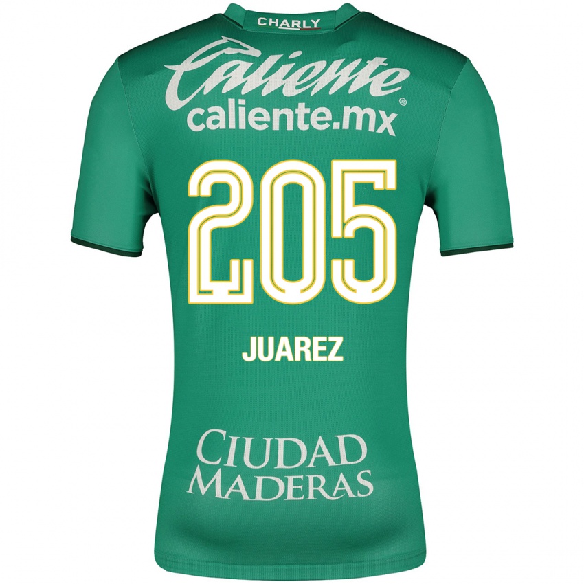 Mujer Camiseta Moisés Juárez #205 Verde 1ª Equipación 2023/24 La Camisa