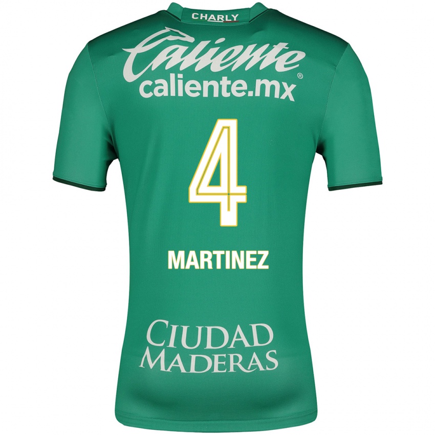 Mujer Camiseta Mitzi Martínez #4 Verde 1ª Equipación 2023/24 La Camisa