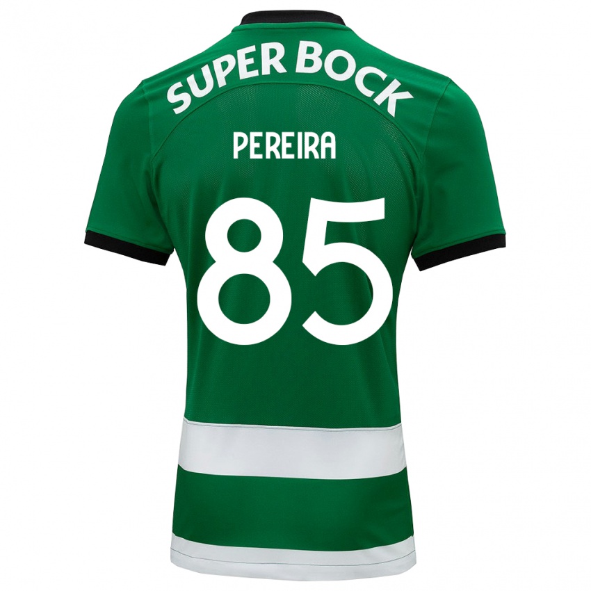 Mujer Camiseta João Pereira #85 Verde 1ª Equipación 2023/24 La Camisa