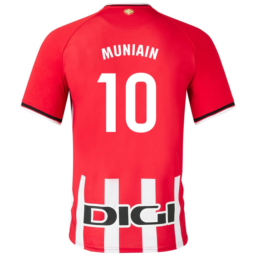 Mujer Camiseta Iker Muniain #10 Rojo 1ª Equipación 2023/24 La Camisa